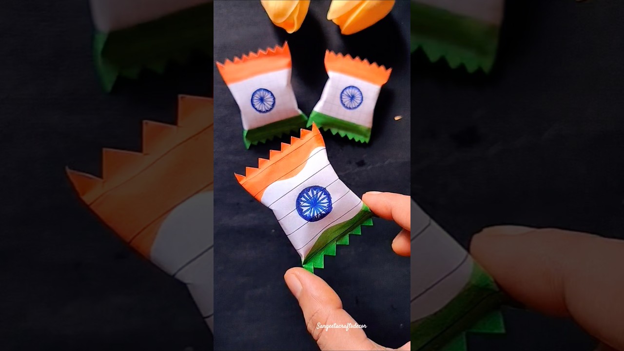 Happy Independence Day 🇮🇳 ~ 15 August ~ Tricolour Candy 