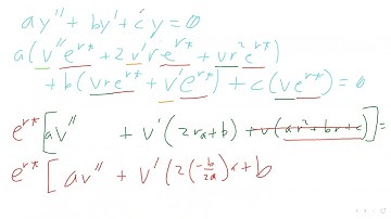 Math 261 - 3.4 - Repeated Roots, Reduction of Order
