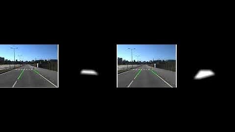 ROS Lane Detection Architecture - Experiment_5 (result) - 2 cameras and 1 algorithm