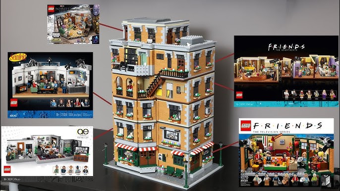 LEGO Friends Sets Comparison: 2019 Central Perk vs. 2021 The Friends  Apartments! 