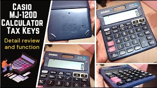 Casio MJ-120D 150 Steps Check and Correct Desktop Calculator with Tax Keys detail review. Guide