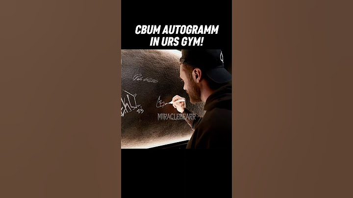 CBUM Autogramm in Urs Gym!😳
