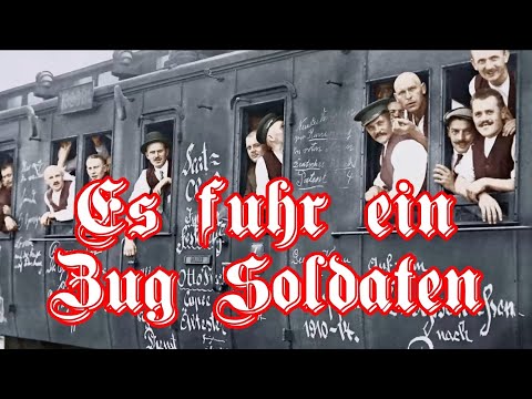 Es fuhr ein Zug Soldaten - German Soldier Song + English translation