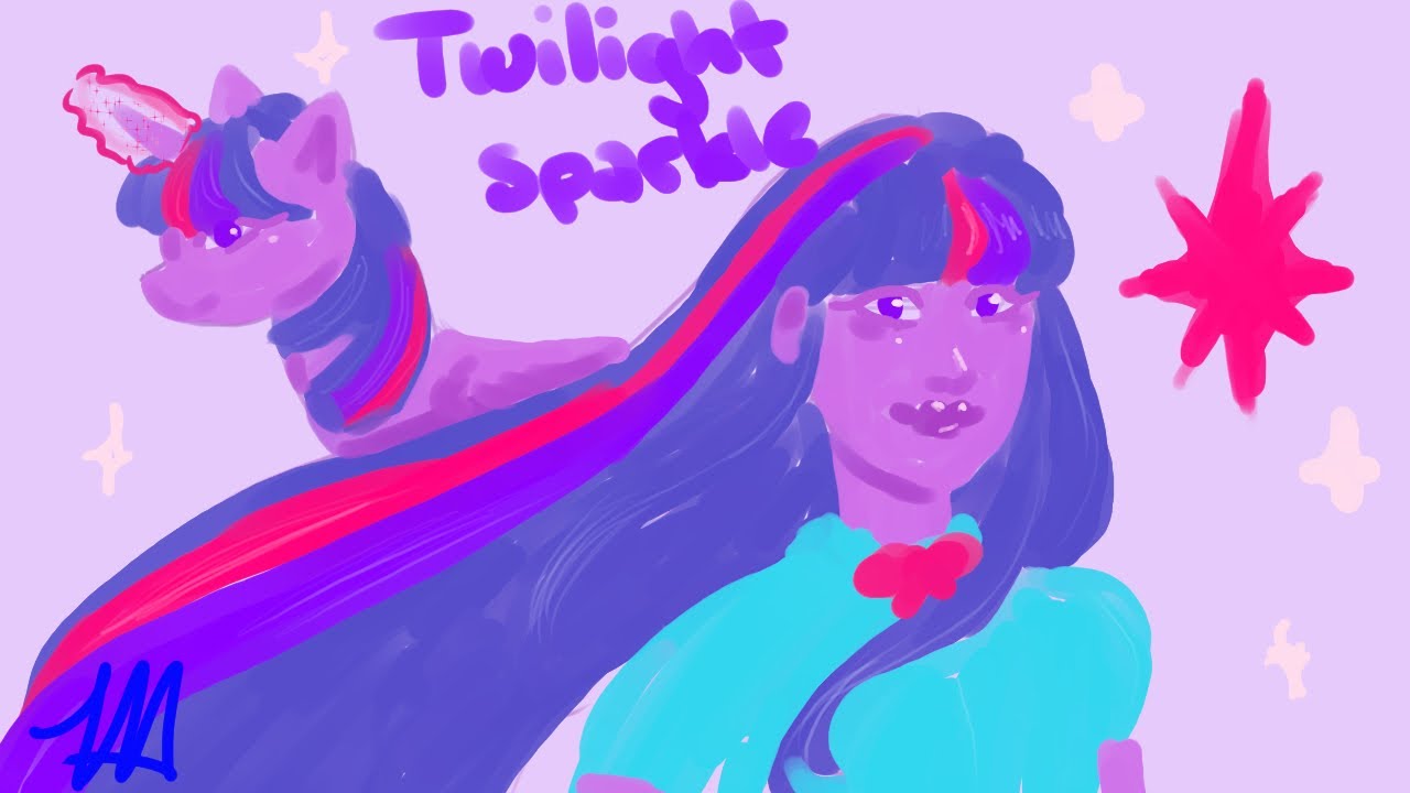(Speed-paint) My Little Pony - Human Twilight Sparkle 