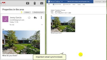 Integrate and Sync Gmail and OneDrive