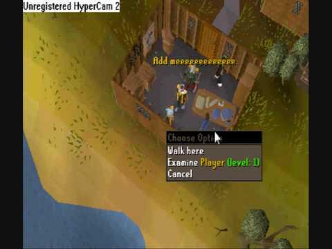 Runescape: Invisible Player: Level 1!