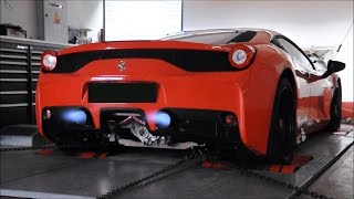 This ferrari 458 speciale is fitted with the capristo straight pipe
exhaust system which really loud (over 126db!) car also a big
flamethrower. my ...
