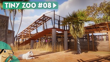 Tiny Zoo - Lion Overpass & Rock Habitat - Planet Zoo Hardmode Gameplay