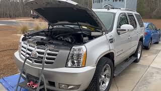 Radiator replacement 2014 Cadillac Escalade