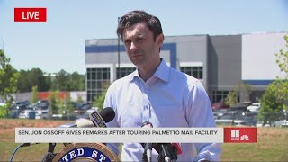 USPS mail delays | Sen. Ossoff Q&A on Palmetto facility