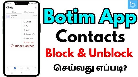 How to Block & Unblock Botim Contacts | Block Botim Contact | Unblock Botim Contact
