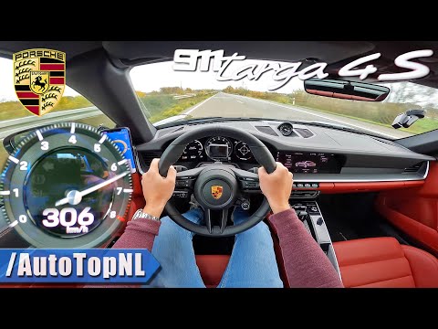 Porsche 911 992 Targa 4S *0-306KMH* POV on AUTOBAHN [NO SPEED LIMIT] by AutoTopNL