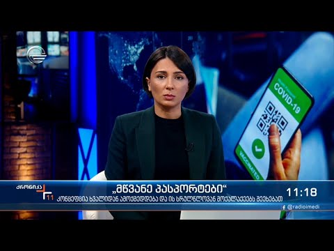 ქრონიკა 11:00 საათზე - 30 ნოემბერი, 2021 წელი