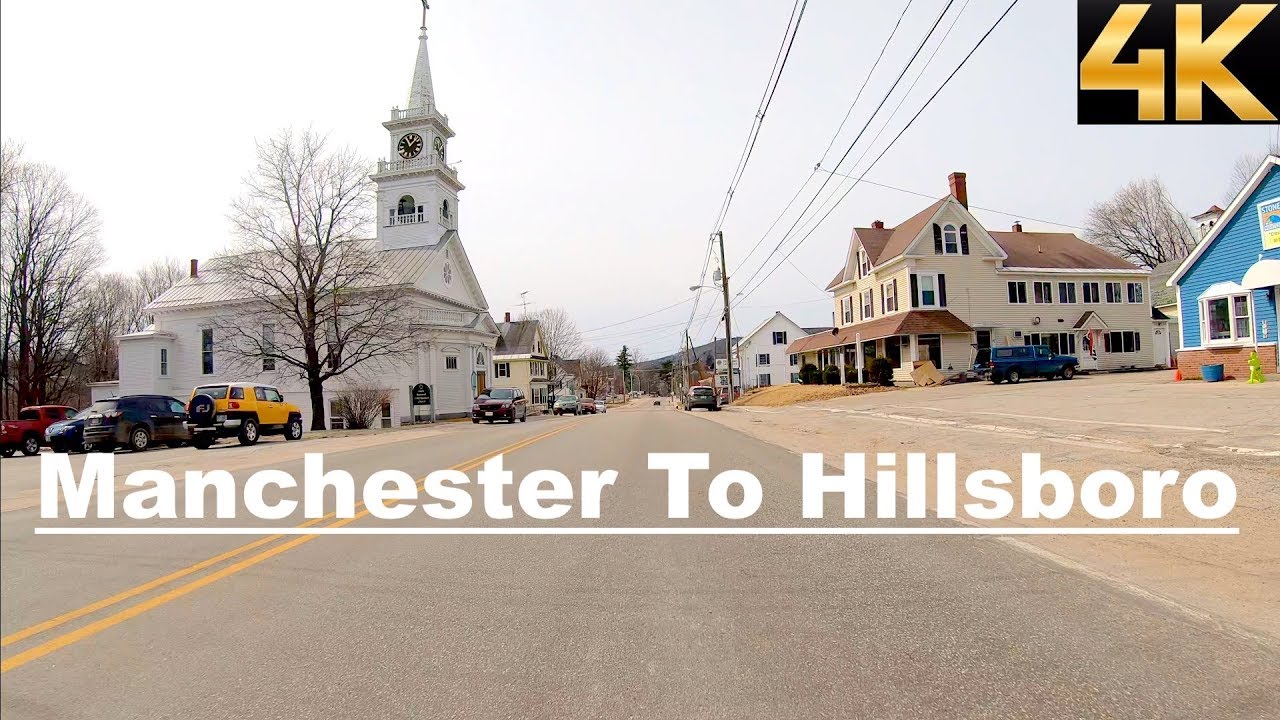 Driving From Manchester To Hillsboro, New Hampshire, USA YouTube