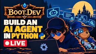 Build an AI Agent in Python Course by Boot.dev |  Live Coding | Part 1