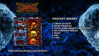 VIOLENT MISERY + BLATTE + CIPOTOK + SUBARACHNOID SEPARATION split FULL ALBUM (2017 - Grind)