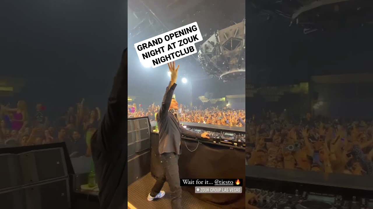 Grand Opening Night at Zouk Nightclub (Las Vegas Newest Club) Tiesto