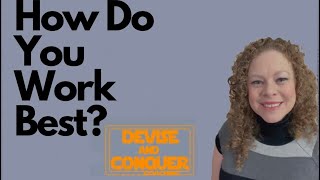 How Do *You* Work Best? by Devise & Conquer: Productivity, Technology, ADHD 12 views 3 months ago 2 minutes, 40 seconds