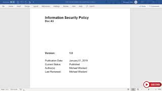 Information Security Policy