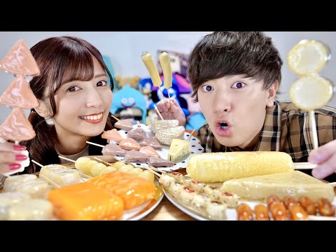 【ASMR☆音フェチあり】簡単!! チーズ飴の作り方【いちご飴】〜Japanese candy cheese〜