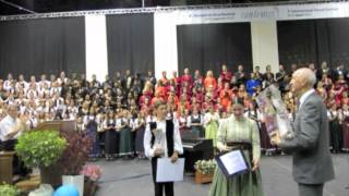 UPCC wins Folklore Audience Prize @ 9th Cantemus Internation Festival 2012