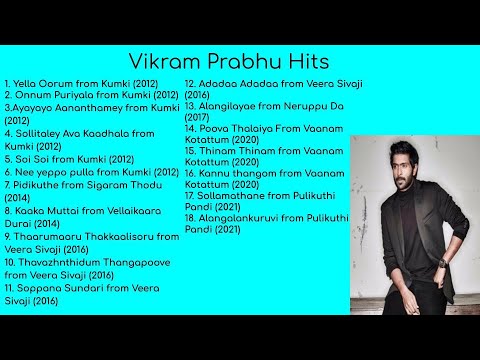 Vikram Prabhu Tamil Hit Songs  Tamil Songs  AVKT Tamil Music World