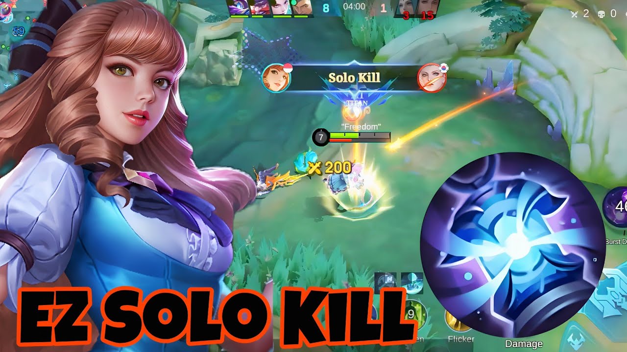 Guinevere Exp | Hero Ez Solo Kill | Mlbb