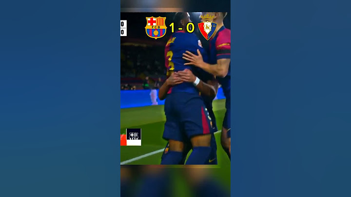FC Barcelona 3 vs 0 CA OSASUNA GOALS