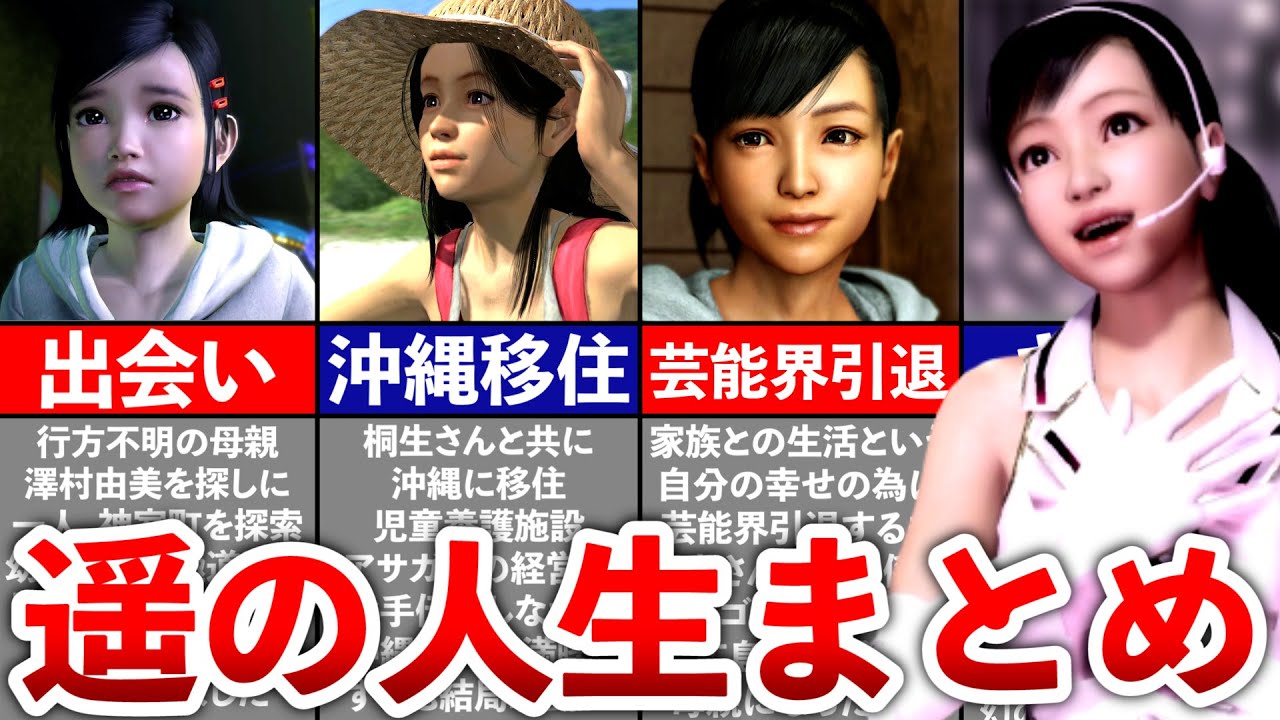 【歴代 龍が如く】澤村遥の人生まとめ