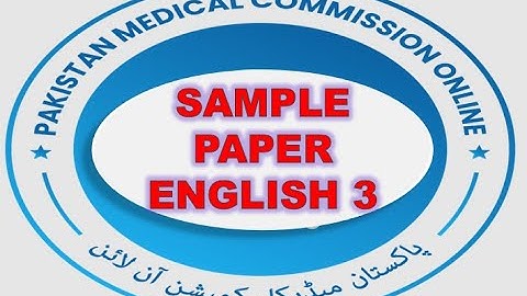 PMC Sample Paper English 3