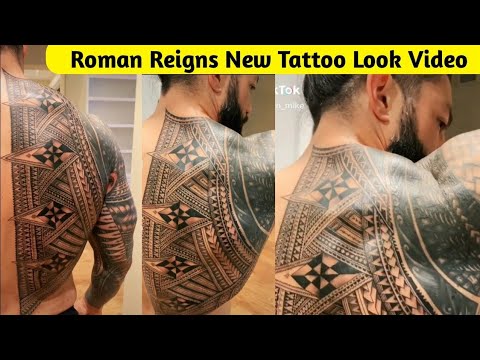 Roman Reigns New Tattoo Look  WWE Superstar Roman Reigns New Tattoo  WWE  SmackDown 2021  YouTube