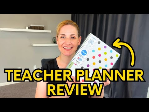 Blue Sky 2023-2024 Academic Year Teacher Weekly and Monthly Lesson Planner, Dots - Review