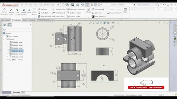 SolidWorks Tutorial Design A Pillow Block #29