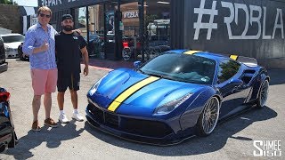 LOUD STRAIGHT PIPE Ferrari 488 Liberty Walk at RDB LA!