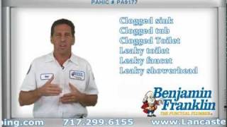 Benjamin Franklin Plumbing - 6 Most Common Plumbing Problems - Lancaster Pennsylvania