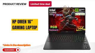 HP OMEN 16 Gaming Laptop Review (2026) | RTX 5070 + Intel Ultra 9 Beast – Worth It?