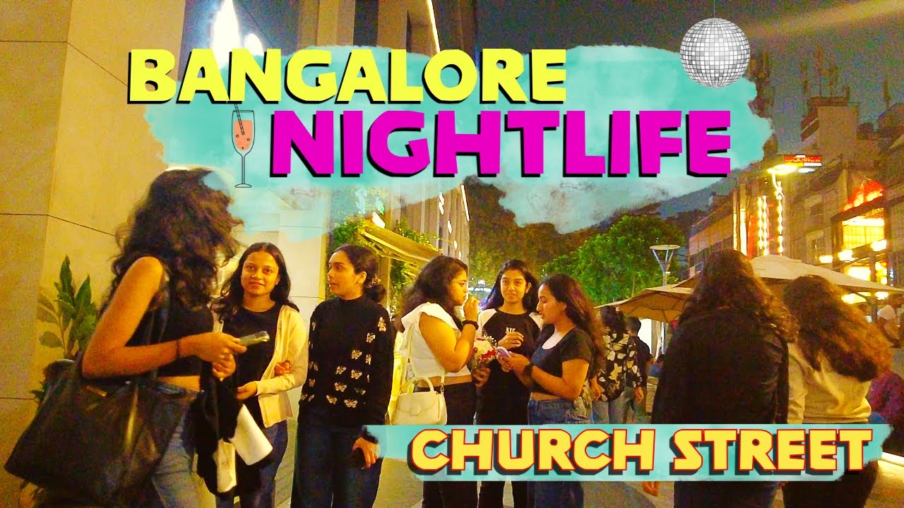 Bangalore Nightlife | Church Street Night Walk | MG Road  