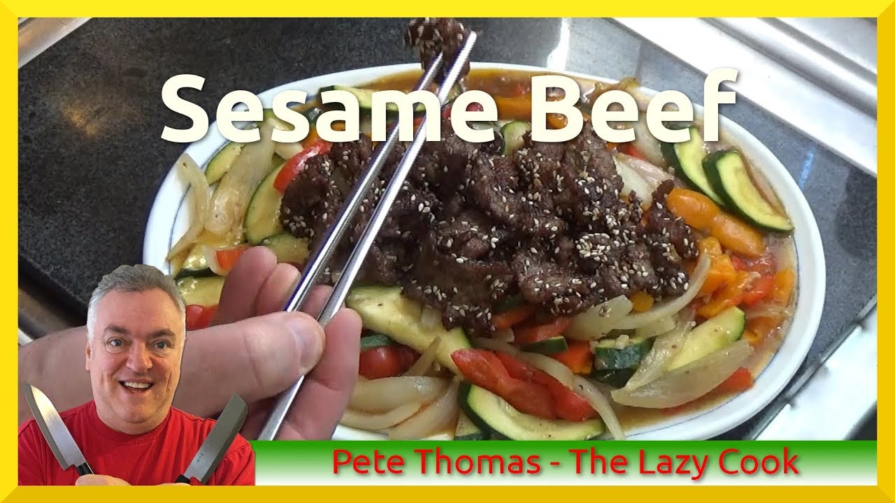 How to Cook Sesame Seed Beef YouTube