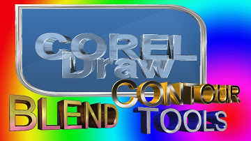 Learn To Use Interactive Blend & Contour Tools In Corel Draw
