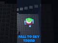 I Did the Roblox Falling to the SKY Trend! #shorts #roblox #game