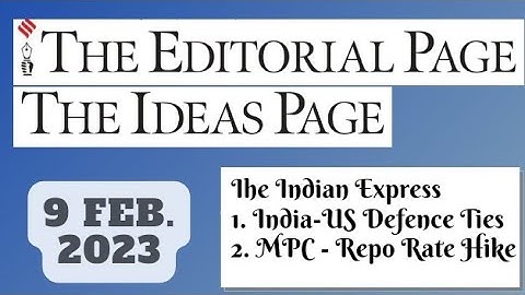 9th February 2023 | Gargi Classes The Indian Express Editorials & Idea Analysis | By R.K. Lata