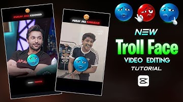 New Blue Troll Face Video Editing In Capcut | Troll Face Video Kaise Banaye | Capcut Video Editing