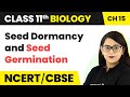 Term 2 Exam Seed Dormancy and Seed Germination - Plant Growth And Development - Class 11 Biology