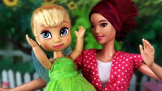 TINKERBELL IS NOT HAPPY WITH THE NEW BABY | Luna's Toys