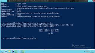 Citrix Xendesktop-How to run PowerShell commands and troubleshoot issues.