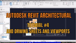 Creating drawing sheets in Revit