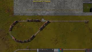 Factorio Train Tutorial, 1.0 feature to help with trains