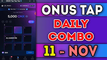 Onus Tap Tap Tap Daily Code 11 November 2024 || Today Onus Daily Code || AGP #onusdailycode