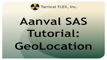 Aanval SAS (v7) Video Tutorials - GeoLocation