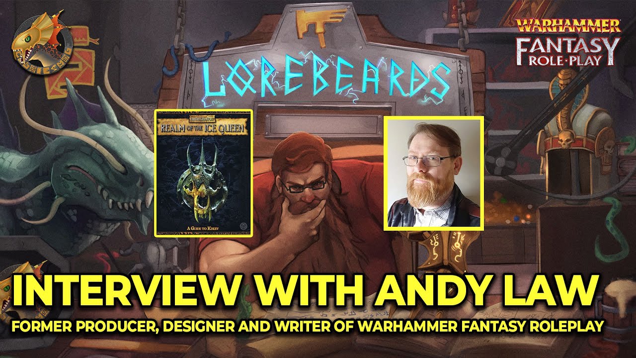 ANDY LAW The Man, the Myth, the Legend! Interviewing a Warhammer God